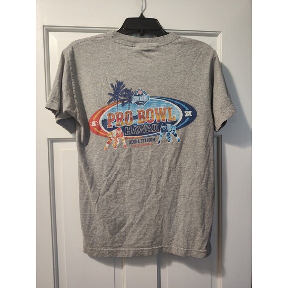 Reebok Pro Bowl 2009 Adult Gray Small T Shirt Aloha Stadium Hawaii NFC AFC - Picture 10 of 13
